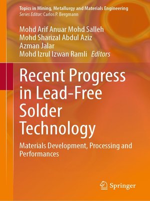 cover image of Recent Progress in Lead-Free Solder Technology